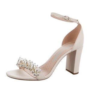 Kate Spade Cream Pearl Embellished Heels